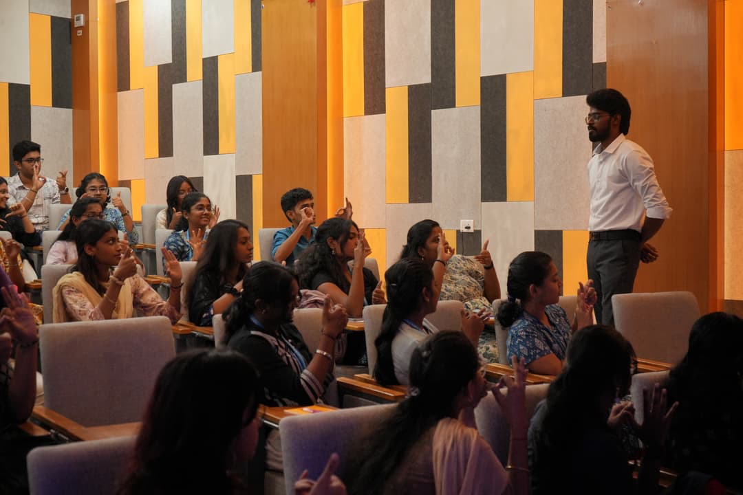 Students in auditorium