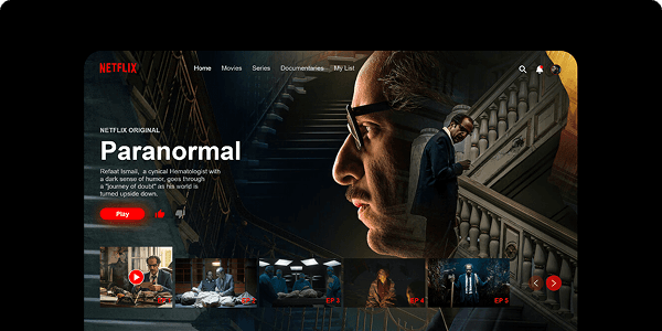 Recreate Netflix Landing Page
